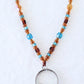 Brown Green Beaded Lanyard - Juicybeads Jewelry