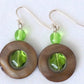 Brown Mother of Pearl Drop Earrings - Juicybeads Jewelry