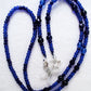 Dark Blue Beaded Eyeglass Chain - Juicybeads Jewelry