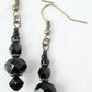 Faceted Black Drop Earrings - Juicybeads Jewelry