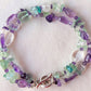 Fluorite Double Strand Gemstone Bracelet  - Juicybeads Jewelry