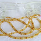 Golden Yellow Beaded Eyeglass Chain - Juicybeads Jewelry