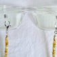 Golden Yellow Beaded Eyeglass Chain - Juicybeads Jewelry