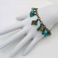 Green Beaded Cluster Bracelet - Juicybeads Jewelry