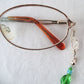 Green Beaded Eyeglass Chain - Juicybeads Jewelry