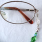 Green Beaded Eyeglass Chain - Juicybeads Jewelry