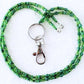 Green Beaded Lanyard - Juicybeads Jewelry