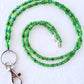 Green Beaded Lanyard - Juicybeads Jewelry