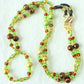 Green Brown Beaded Eyeglass Chain - Juicybeads Jewelry