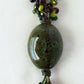 Green & Brown Beaded Keychain - Juicybeads Jewelry