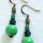 Green Mix Dangle Earrings - Juicybeads Jewelry
