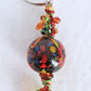 Green & Orange Beaded Keychain - Juicybeads Jewelry