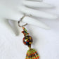 Green & Orange Beaded Keychain - Juicybeads Jewelry