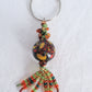 Green & Orange Beaded Keychain - Juicybeads Jewelry
