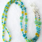 Green & Yellow Beaded Eyeglass Chain - Juicybeads Jewelry