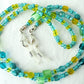 Green & Yellow Beaded Eyeglass Chain - Juicybeads Jewelry