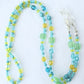 Green & Yellow Beaded Eyeglass Chain - Juicybeads Jewelry