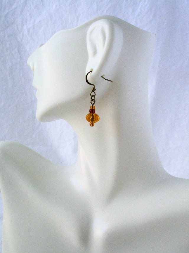 Honey Brown Beaded Necklace - Juicybeads Jewelry