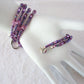 Lavender Purple Beaded Lanyard - Juicybeads Jewelry