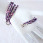 Lavender Purple Beaded Lanyard - Juicybeads Jewelry
