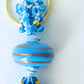 Light Blue Beaded Keychain - Juicybeads Jewelry