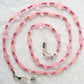 Light Pink Beaded Eyeglass Chain - juicybeads jewelry