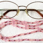 Light Pink Beaded Eyeglass Chain - juicybeads jewelry