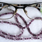 Light Purple Beaded Eyeglass Chain - juicybeads jewelry