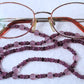 Light Purple Beaded Eyeglass Chain - juicybeads jewelry