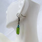 Lime Green Dangle Earrings - Juicybeads Jewelry