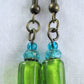 Lime Green Dangle Earrings - Juicybeads Jewelry