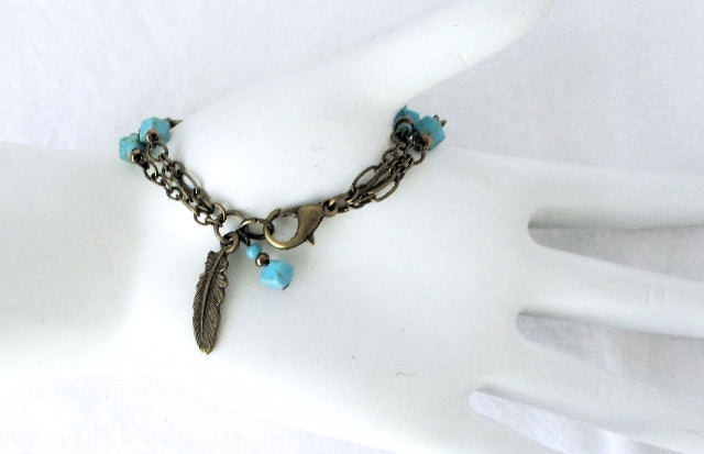 Magnesite Chain Bracelet - Juicybeads Jewelry