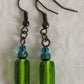 Mixed Green Dangle Earrings - Juicybeads Jewelry