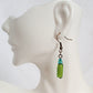 Mixed Green Dangle Earrings - Juicybeads Jewelry
