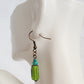 Mixed Green Dangle Earrings - Juicybeads Jewelry