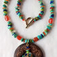 Mixed Stone Wood Pendant Necklace - Juicybeads Jewelry