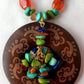 Mixed Stone Wood Pendant Necklace - Juicybeads Jewelry