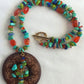 Mixed Stone Wood Pendant Necklace - Juicybeads Jewelry