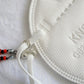 mixed orange black beaded eyeglass chain - juicybeads jewelry