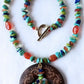 Mixed Stone Wood Pendant Necklace - Juicybeads Jewelry