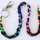 multicolor beaded lanyard - juicybeads jewelry