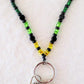 multicolor beaded lanyard - juicybeads jewelry