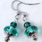 Ocean Green Dangle Earrings - Juicybeads Jewelry