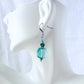 ocean green square earrings - juicybeads jewelry