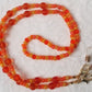 Orange Yellow Beaded Eyeglass Chain - Juicybeads Jewelry