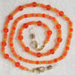 Orange Yellow Beaded Eyeglass Chain - Juicybeads Jewelry