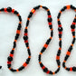Black & Orange Beaded Eyeglass Chain - Juicybeads Jewelry