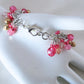 Pink Beaded Cluster Bracelet - Juicybeads  Jewelry