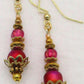 Pink Beaded Drop Earrings - Juicybeads Jewelry
