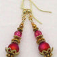 Pink Beaded Drop Earrings - Juicybeads Jewelry